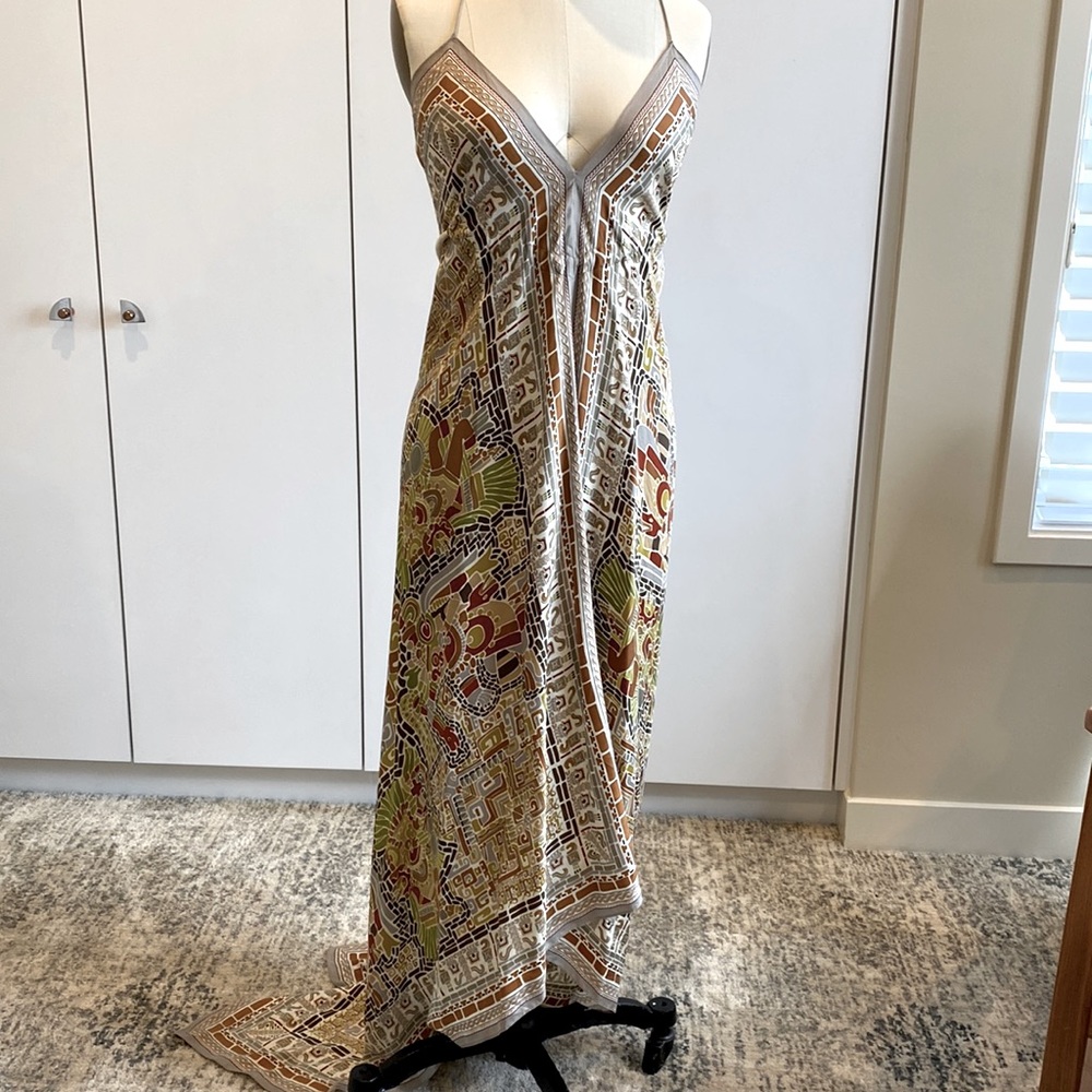 Nicole Miller hi-low handkerchief dress size 4-6.